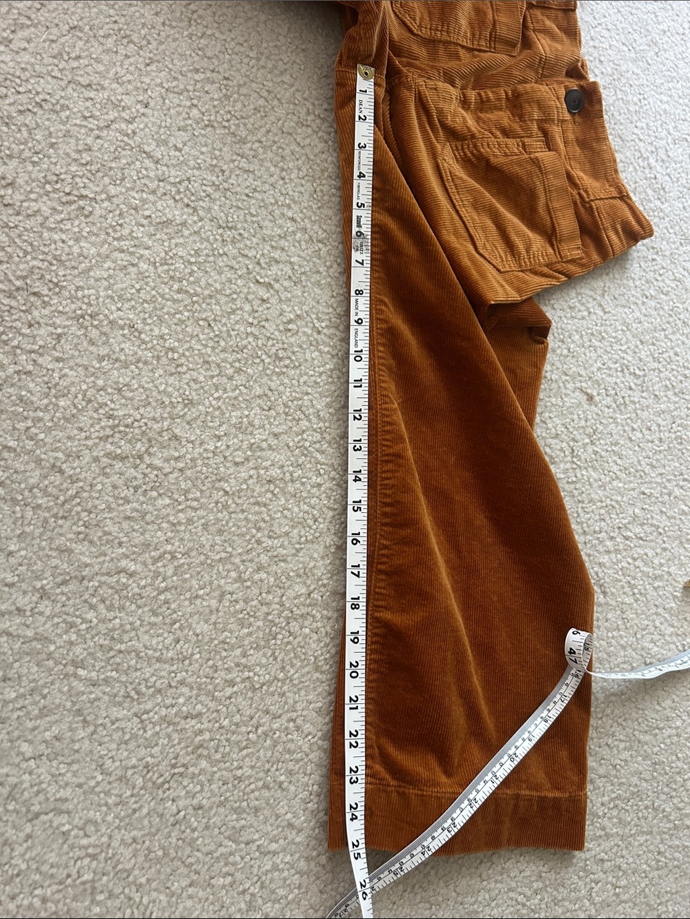 Maeve The Colette Corduroy Crop Wide-Leg Pants - Picture 6 of 6